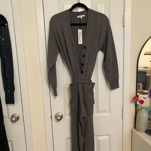 alex mill sweater jumpsuit